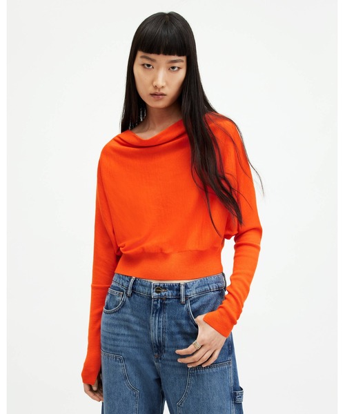 ニット セーター RIDLEY CROPPED WOOL JUMPER | RIDLEY クロップド ウール ニット・セーター レディース