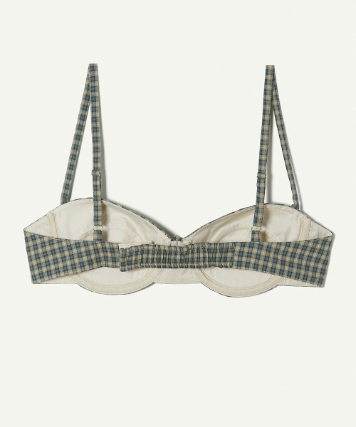 leinwande（ラインヴァンド） Check Bra Top / チェックブラトップ