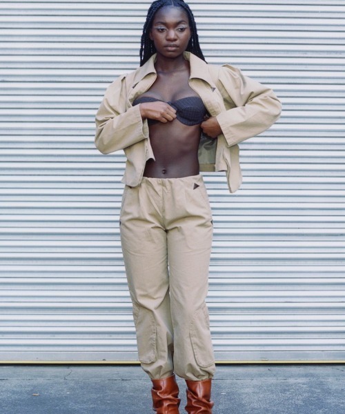leinwande（ラインヴァンド） Check Bra Top / チェックブラトップ