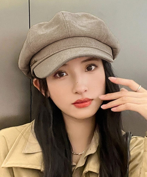 Dewlily 帽子 キャスケット キャスケットベレー帽 レディース