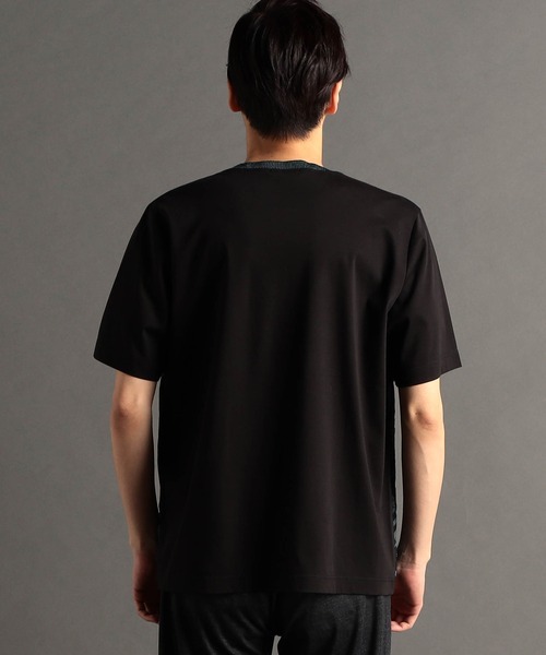 MONSIEUR NICOLE（ムッシュニコル） tシャツ パネルニット 半袖Tシャツ