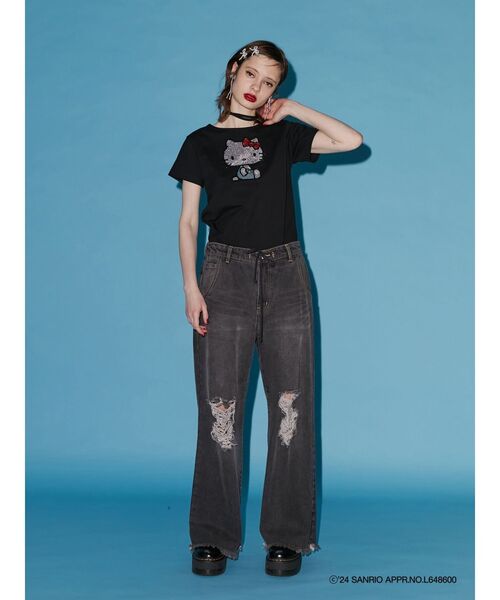 jouetie（ジュエティ） tシャツ 半袖 「ハローキティコラボ」jouetie
