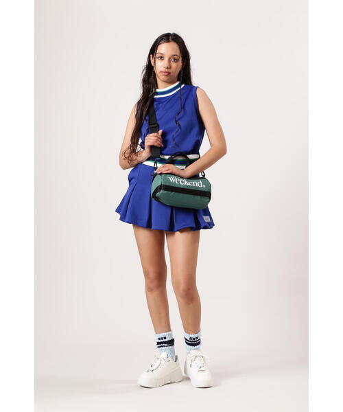 NBB WEEKEND スカート 「NBB WEEKEND」ウエストリブプリーツ