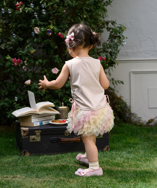 panpantutu ワンピース ミルフィーユワンピース(ノースリーブ/長袖