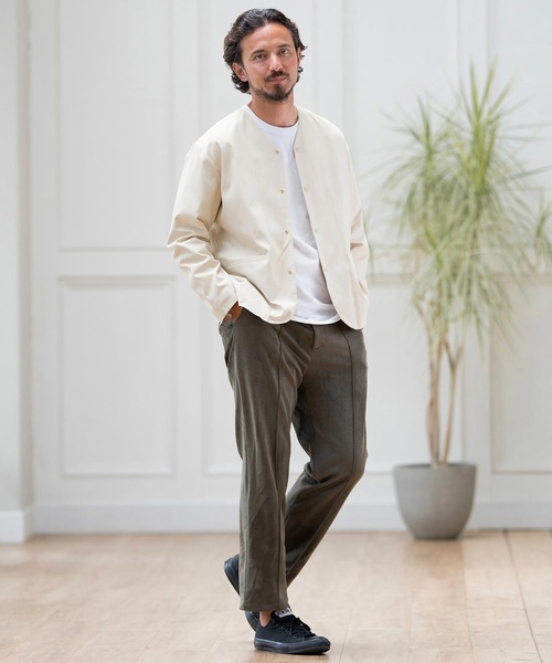 JCREW 中綿入りノーカラージャケット JCREW 中綿入りノーカラージャケット ノーカラージャケット