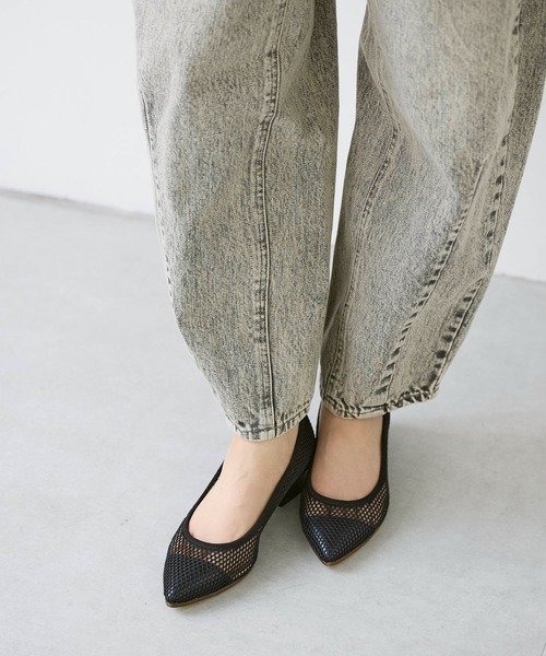 carino パンプス ポインテッドトゥメッシュパンプス : ZOZOTOWN