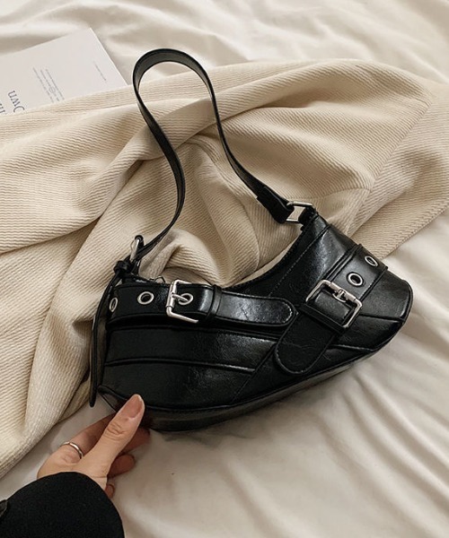 ショルダーバッグ VINTAGE WRAP BAG BLACK S6344f8ea6df447798e83ae7d17353