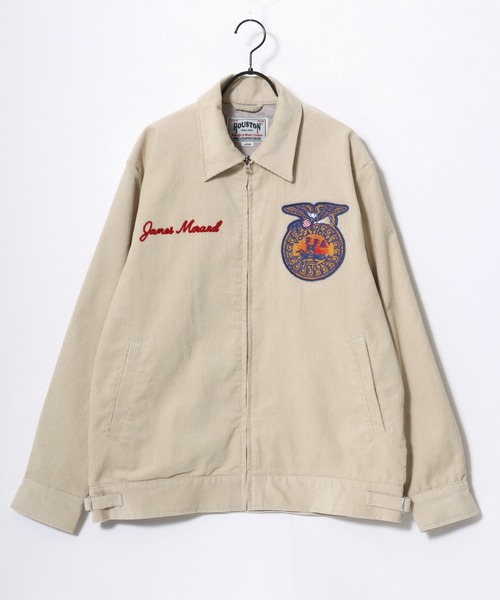 HOUSTON コーデュロイジャケット XX-LARGE セール】HOUSTON ヒューストン CORDUROY EMBROIDERY JACKET