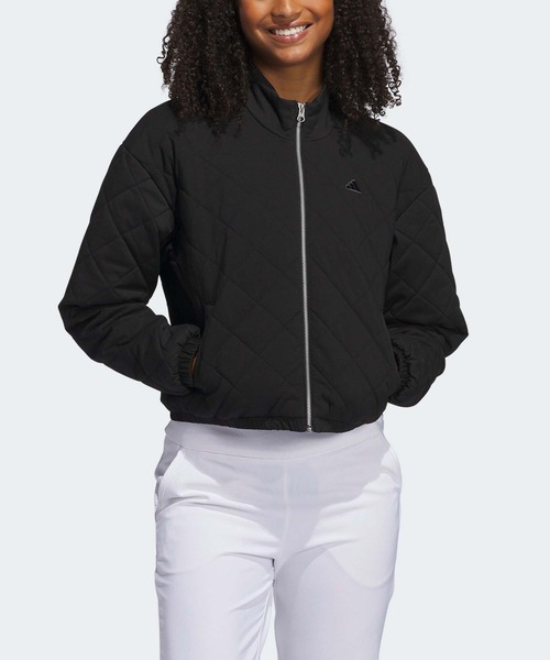 adidas コート アウター GO-TO 撥水 フルジップ ショート丈