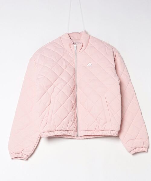 adidas GOLF 中綿キルトジャケット adidas コート アウター GO-TO 撥水 フルジップ ショート丈