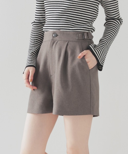 人気を誇る 脇ベルト付ショートパンツ パンツ Honeys レディース ZOZOTOWN : パンツ