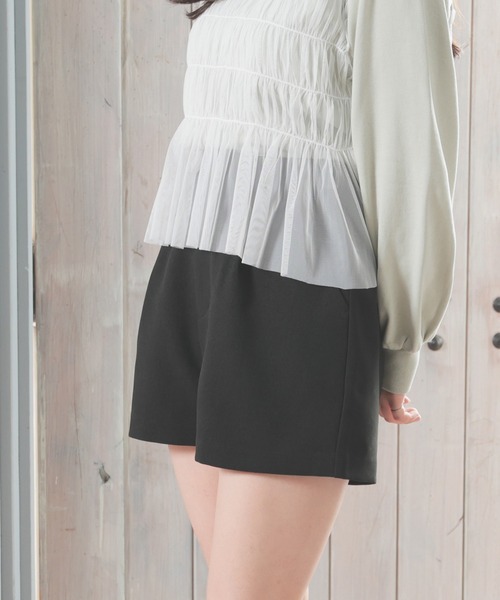 【関税込み】Maria McManus ショートパンツ Honeys パンツ 脇ベルト付ショートパンツ レディース : ZOZOTOWN