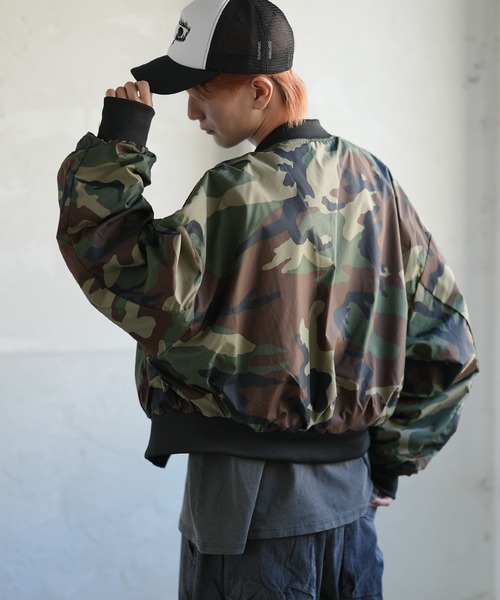 improves（インプローブス） ma1 ma-1 無地＆総柄 リバーシブル