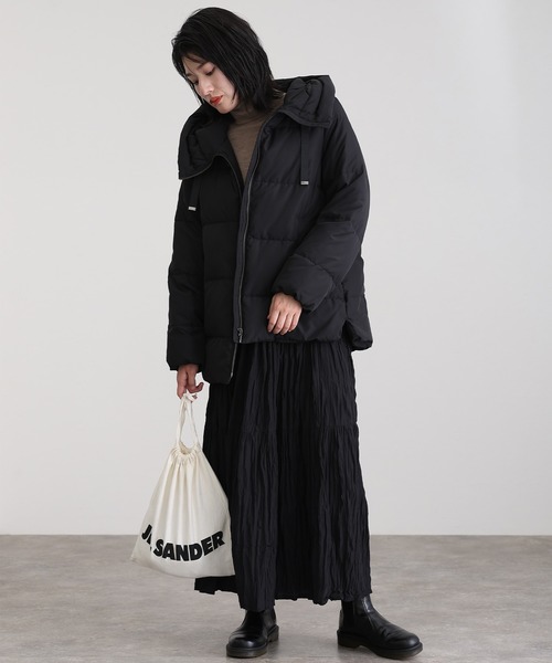 courreges☆24FW ロゴポイント ダウンジャケット BLACK LADIES courreges☆24FW ロゴポイント ダウンジャケット BLACK LADIES