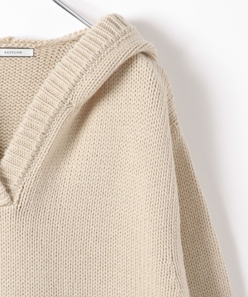 BAYFLOW（ベイフロー） ニット セーター 「柔らかでチクチクしにくい