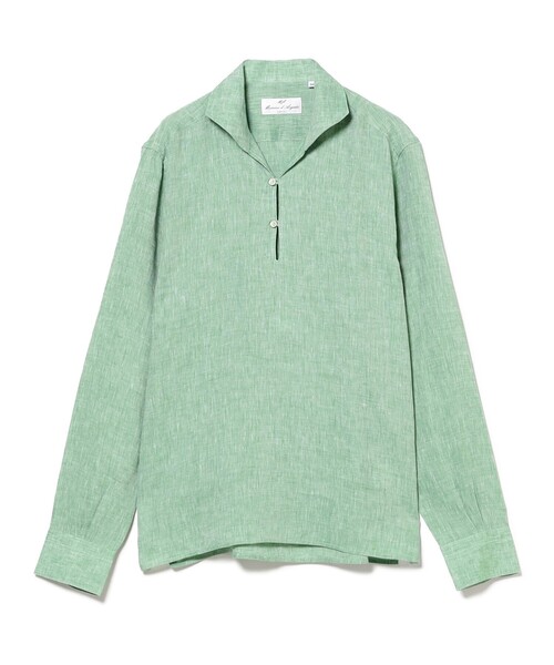 シャツ Massimo d’Augusto / ALAMARI リネン カプリシャツ メンズ | Brilla per il gusto