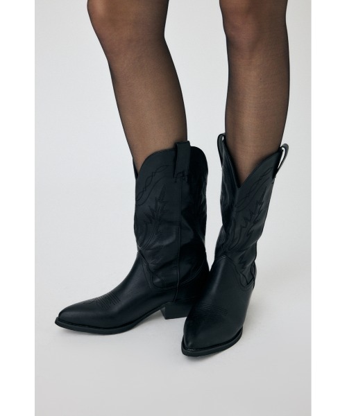 MOUSSY（マウジー） ブーツ WESTERN ブーツ レディース : ZOZOTOWN