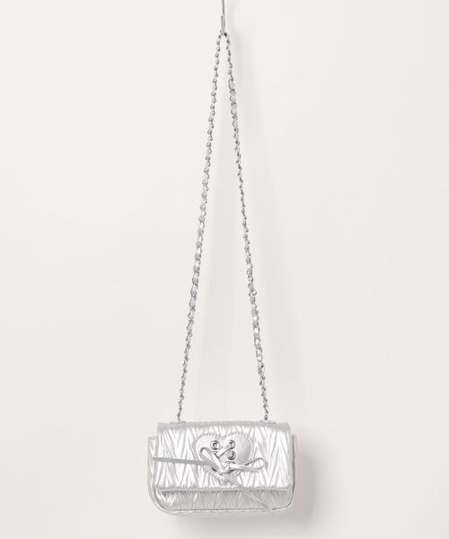 専用】ハートショートケーキバッグ【ロングチェーン付】 チェーン付き