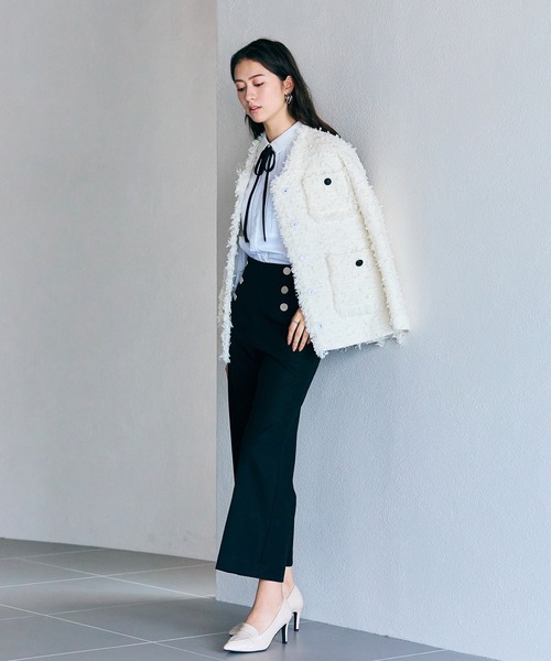 Audie a Muses（オーディア ミューズ） パンツ マリンパンツ / Black