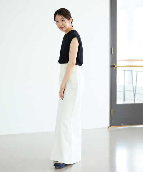 LE TALON シューズ ポインテッドプレートリボンフラット