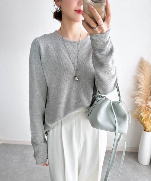 &. NOSTALGIA（ノスタルジア） ニット セーター 「ZOZO限定」ボウタイ