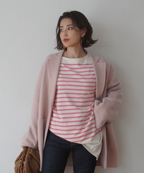 ETRE TOKYO（エトレトウキョウ） テーラードジャケット M ピンク