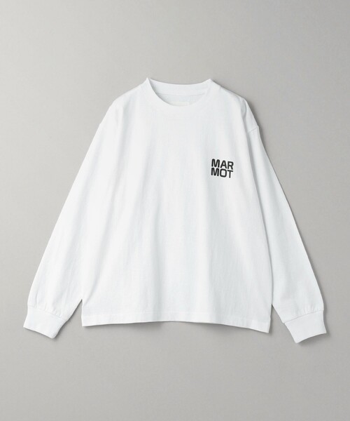 tシャツ 「MARMOT CAPITAL」ロゴプリント ロングスリーブTシャツ レディース