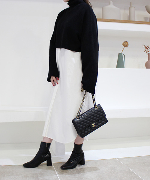 「MODE ROBE」 タートルネックニット FREE アイボリー レディース_画像6