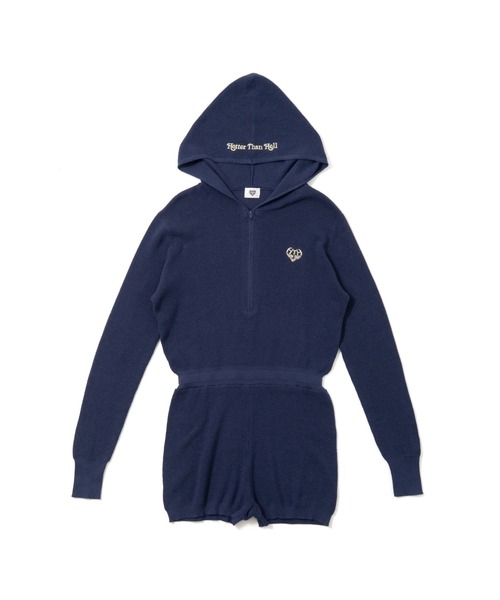 サロペット・オーバーオール・オールインワン HTH sweat hood romper HTH サロペット オーバーオール hood romper レディース : ZOZOTOWN