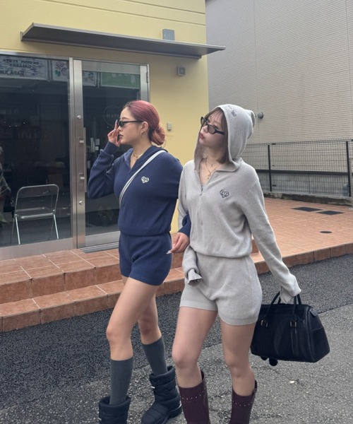 HTH サロペット オーバーオール hood romper レディース : ZOZOTOWN