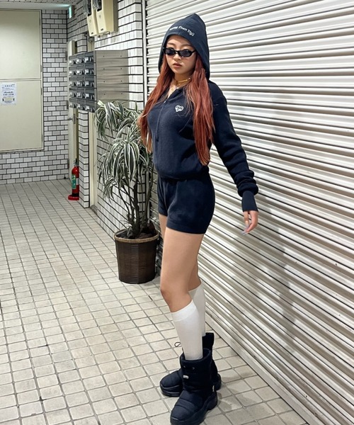サロペット・オーバーオール・オールインワン HTH sweat hood romper HTH サロペット オーバーオール hood romper レディース : ZOZOTOWN
