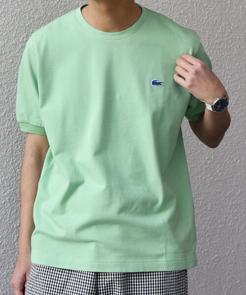SHIPS any ラコステTシャツ LACOSTE tシャツ 「SHIPS any別注」LACOSTE: ワンポイント ロゴ