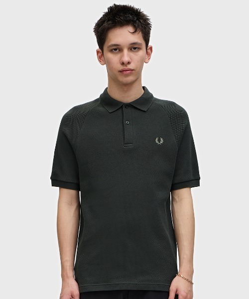 フレッドペリー　ポロシャツ MIX panelled pique SHIRT FRED PERRY（フレッドペリー）の「Mix Panelled Pique Shirt