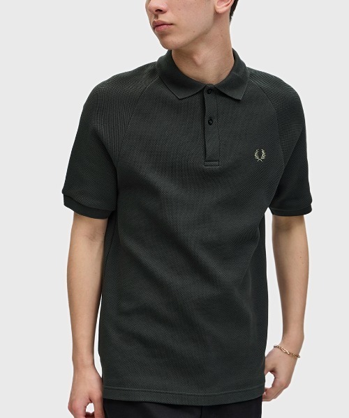 フレッドペリー　ポロシャツ MIX panelled pique SHIRT FRED PERRY（フレッドペリー）の「Mix Panelled Pique Shirt