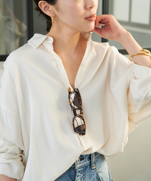 I⭐︎さま専用 Plage drape シャツ ベージュ シャツ ベイクルーズ I⭐︎さま専用 Plage drape シャツ ベージュ シャツ