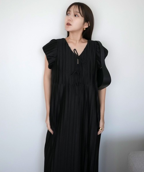 KOBE LETTUCE ワンピース 「 yuiさんコラボ 」前後2wayプリーツ