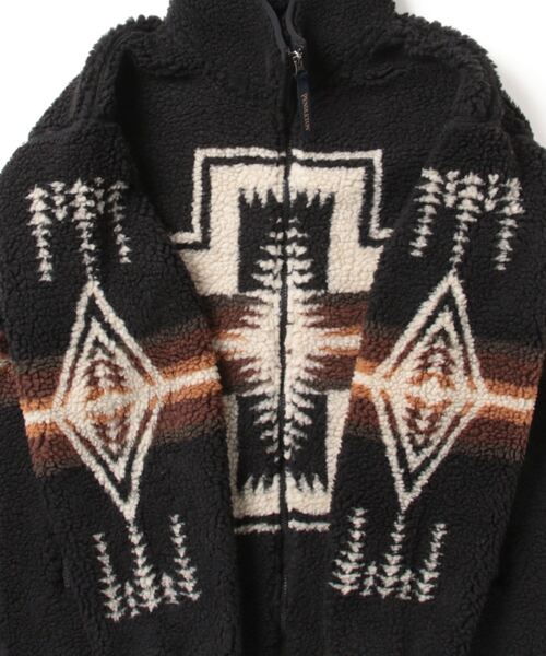 「PENDLETON」 ジップアップブルゾン M ブラック メンズ_画像4