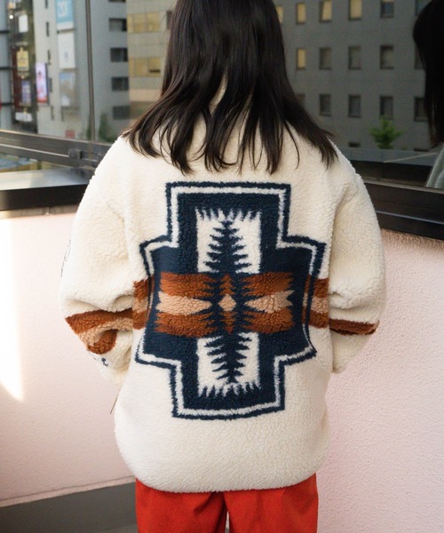 「PENDLETON」 ジップアップブルゾン M ブラック メンズ_画像9