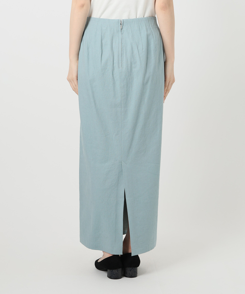 美品 2023 SLOBE IENA 洗える リネン混 Iラインスカート 38 美品 2023 SLOBE IENA 洗える リネン混 Iラインスカート 38