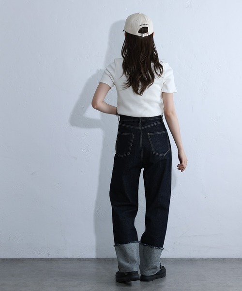 [COLONY 2139] Denim брюки LARGE темно-синий женский 