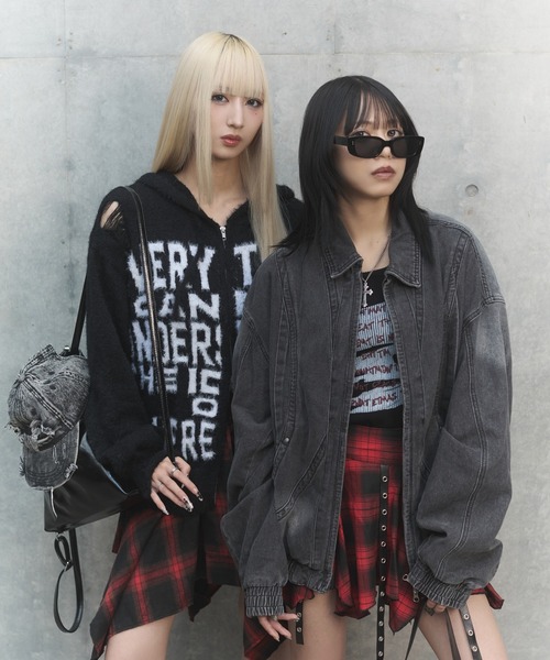 スカート パンクイレヘムチェックスカパン : ZOZOTOWN Yahoo!店 - 通販