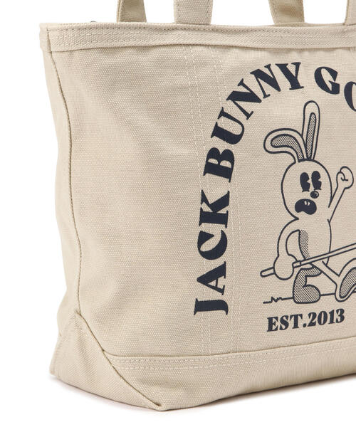 ✨新品未使用✨JACK BUNNY カートバッグ ゴルフバック　グレー Jack Bunny!! ジャックバニー リネン風カートバッグ : GDOゴルフ