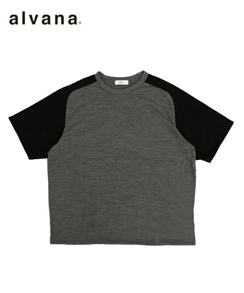 alvana ウール100% シャツ　Mサイズ相当 alvana（アルヴァナ） tシャツ 「alvana」SUMMER WOOL FR TEE SHIRTS