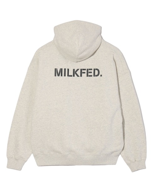 「MILKFED.」 ジップアップパーカー M ライトイエロー レディース MILKFED. 「MILKFED.」 ジップアップパーカー M ライトイエロー