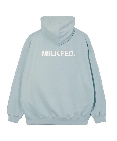 MILKFED. 「MILKFED.」 ジップアップパーカー M ライトイエロー
