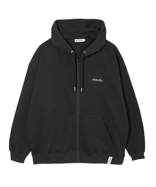 MILKFED. 「MILKFED.」 ジップアップパーカー M ライトイエロー