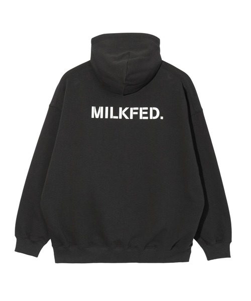 「MILKFED.」 ジップアップパーカー M ライトイエロー レディース MILKFED. 「MILKFED.」 ジップアップパーカー M ライトイエロー