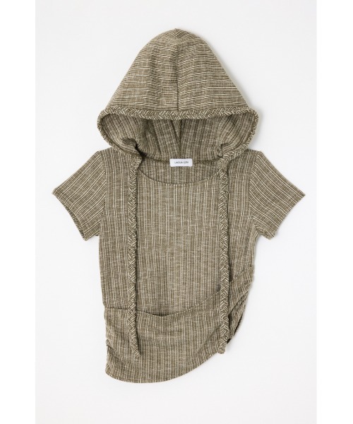 LAGUA GEM（ラグアジェム） パーカー HOODIE BRAID トップス