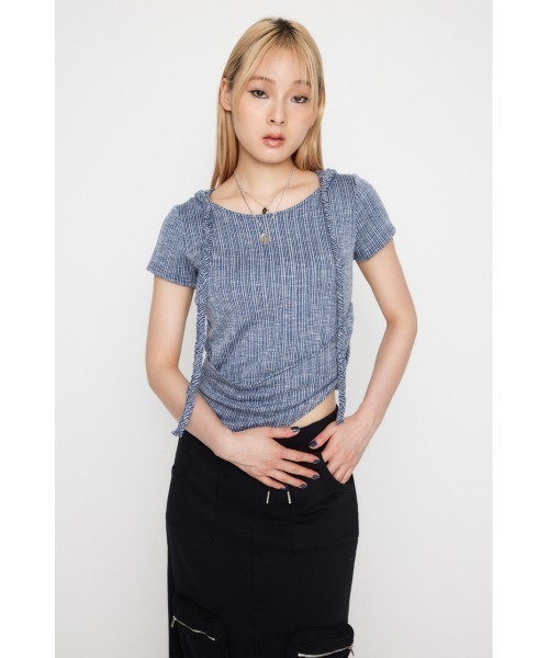 LAGUA GEM（ラグアジェム） パーカー HOODIE BRAID トップス