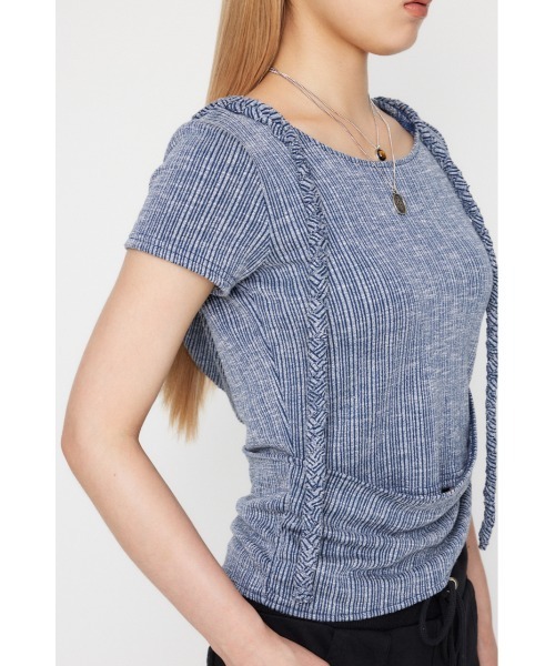 LAGUA GEM（ラグアジェム） パーカー HOODIE BRAID トップス